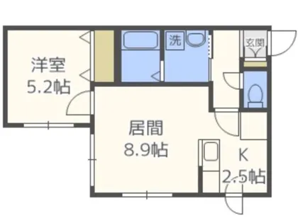 ステラカーサ【4階】の間取り