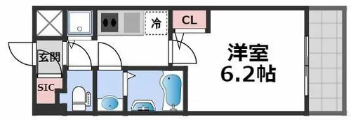 LaDouceur北巽【7階】の間取り