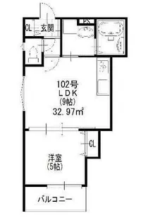 兵庫県尼崎市東園田町6丁目【アパート】の間取り