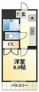 オーク長岡天神(岡本)【207号室】の間取り