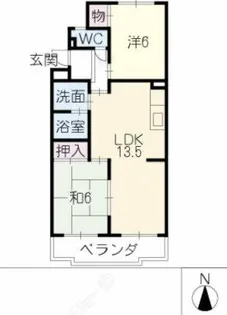 センチュリーコート【104号室】の間取り