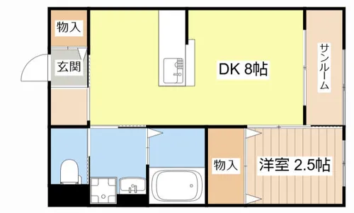 カノンⅠ【103号室】の間取り