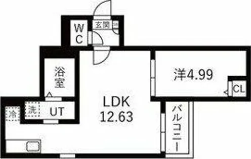 Jack yurakuⅡ【1階】の間取り