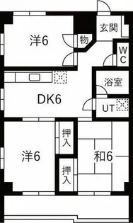 第一ビル【702号室】の間取り