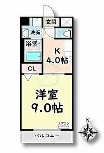 マルシェ小島【4階】の間取り