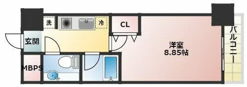 ジュネス東住吉弐番館【5階】の間取り