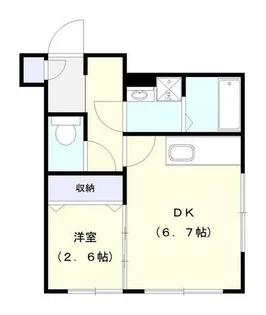 ラムズ西岡【302号室】の間取り