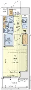 セオリー大阪パーチェ【8階】の間取り
