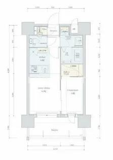 ネストピア東比恵駅前Ⅱ【3階】の間取り