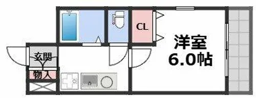 メゾン東上【4階】の間取り