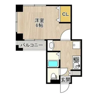 CITYSPIRE神戸元町Ⅱ【9階】の間取り