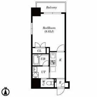 プランベイム大須駅前【4階】の間取り