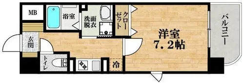 ふぁみーゆ上田Ⅲ【5階】の間取り