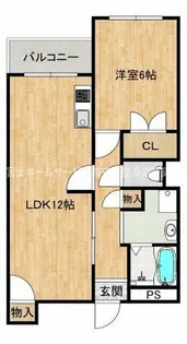 エミネンス住吉【4階】の間取り