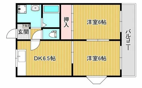 メゾン寺田【1階】の間取り