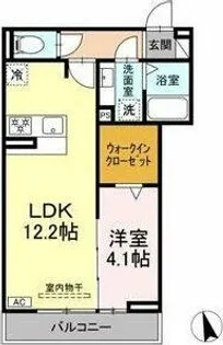 セレスティア長良 イースト【3階】の間取り