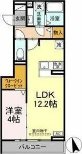 セレスティア長良 イースト【3階】の間取り