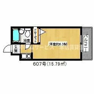 プリメゾンアビコ【607号室】の間取り