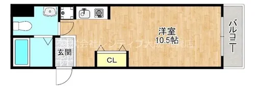 オズレジデンス今里Ⅲ【2階】の間取り