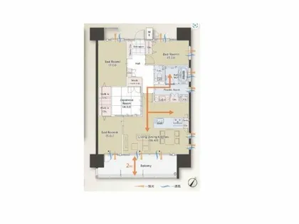 グランドパレス門司藤松【2階】の間取り