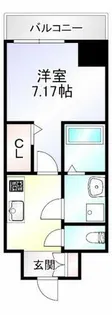 ALISS歯科大前【7階】の間取り