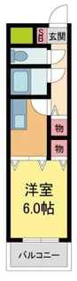フォンテーヌブロー【210号室】の間取り