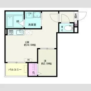 Jack daikoⅠ【1階】の間取り