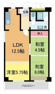 栄町マンション【3階】の間取り