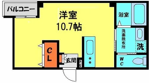 M’ STYLE川西【502号室】の間取り