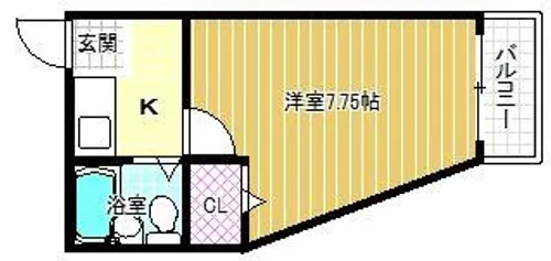 プチモンティ【3階】の間取り