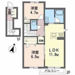 加東市天神【2階】の間取り