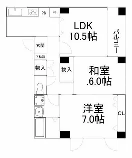 大阪府大阪市天王寺区上本町1丁目【マンション】の間取り