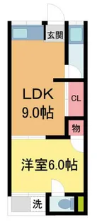 Casa de 鼓が滝【202号室】の間取り
