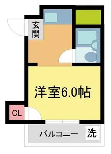 プチハイム【4階】の間取り