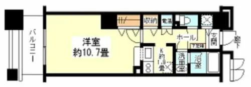 樹樹ガーデン【9階】の間取り