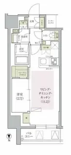 アーバネックス天満橋Front【7階】の間取り