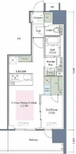 アーバネックス新町【3階】の間取り