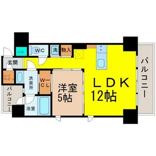 IZ-Residence【10階】の間取り