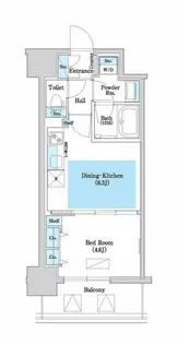 アーバネックス同心【3階】の間取り