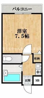 ハイツアズール【106号室】の間取り