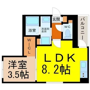 MOVE堀田SOUTH【2階】の間取り