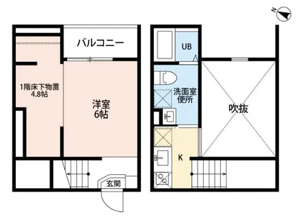BreezeResidenceMoriyama【1階】の間取り
