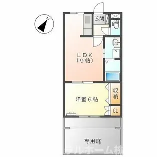 アルカサールミオ【102号室】の間取り