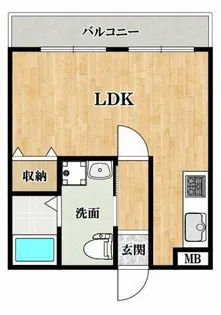 南の風 ラ・サンブラ【2階】の間取り