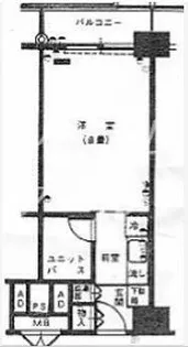 グランドハイツ博多【6階】の間取り