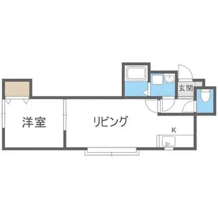 R.E.D北19条【103号室】の間取り