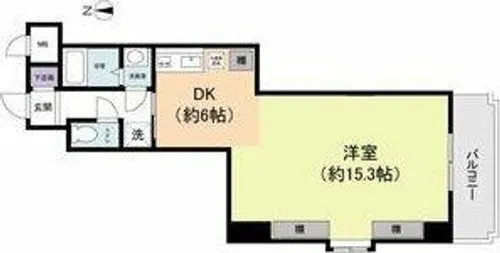 プロビデンス東片端【5階】の間取り