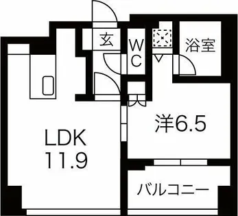 IZUMI1【8階】の間取り