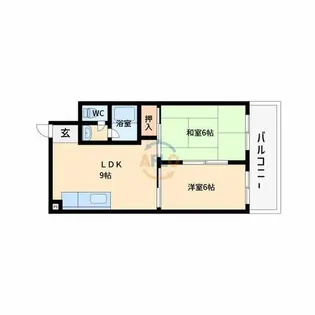 正岡マンション【3階】の間取り