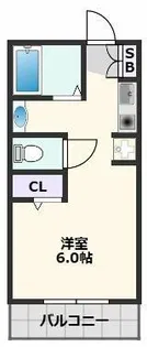 ルミナス岸部【2階】の間取り